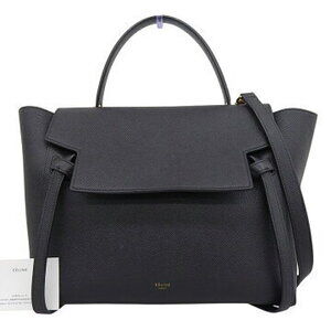 Celine Belt Bag Handbag Shoulder Black Leather